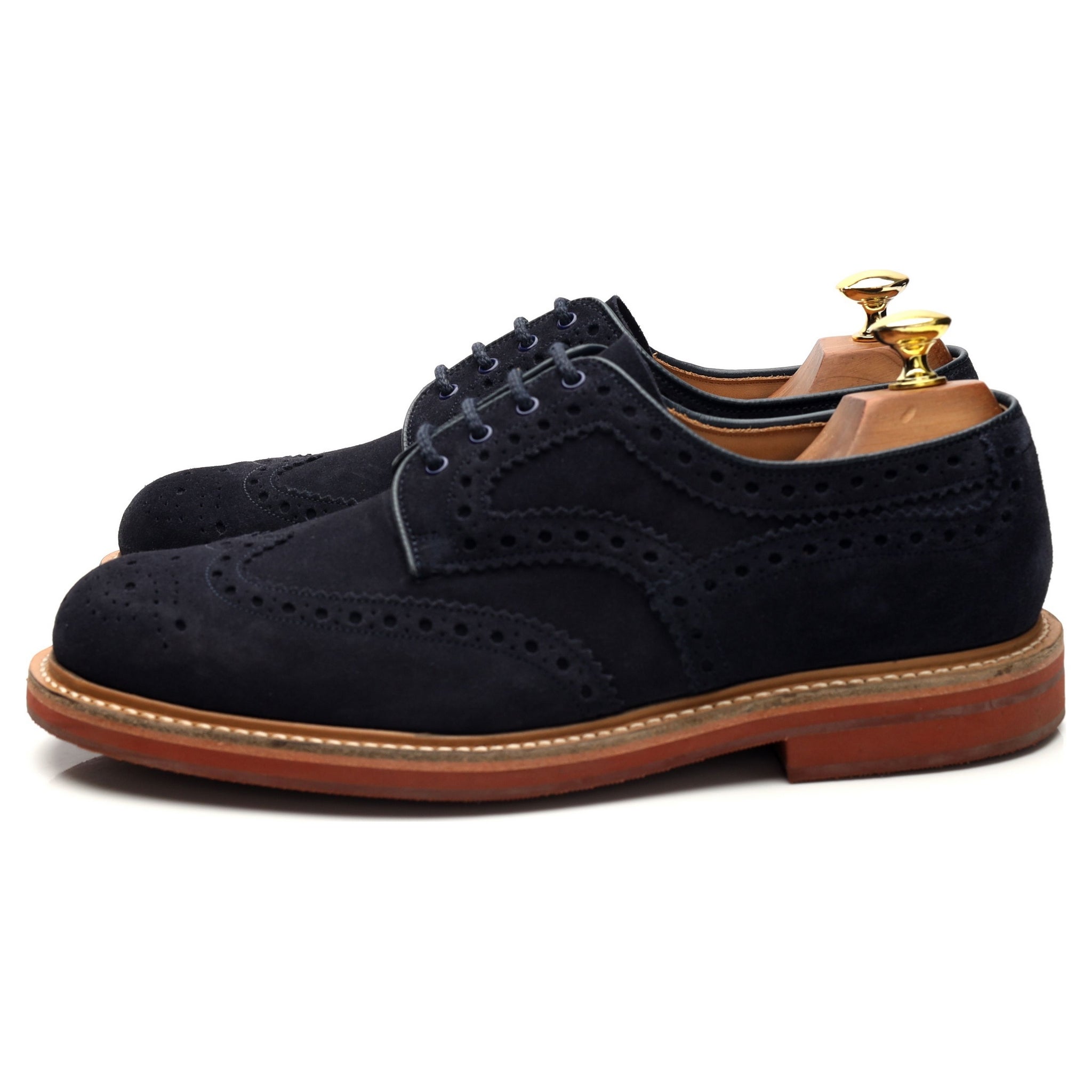 Church’s Orby Derby Brogue Suède Bleu 8