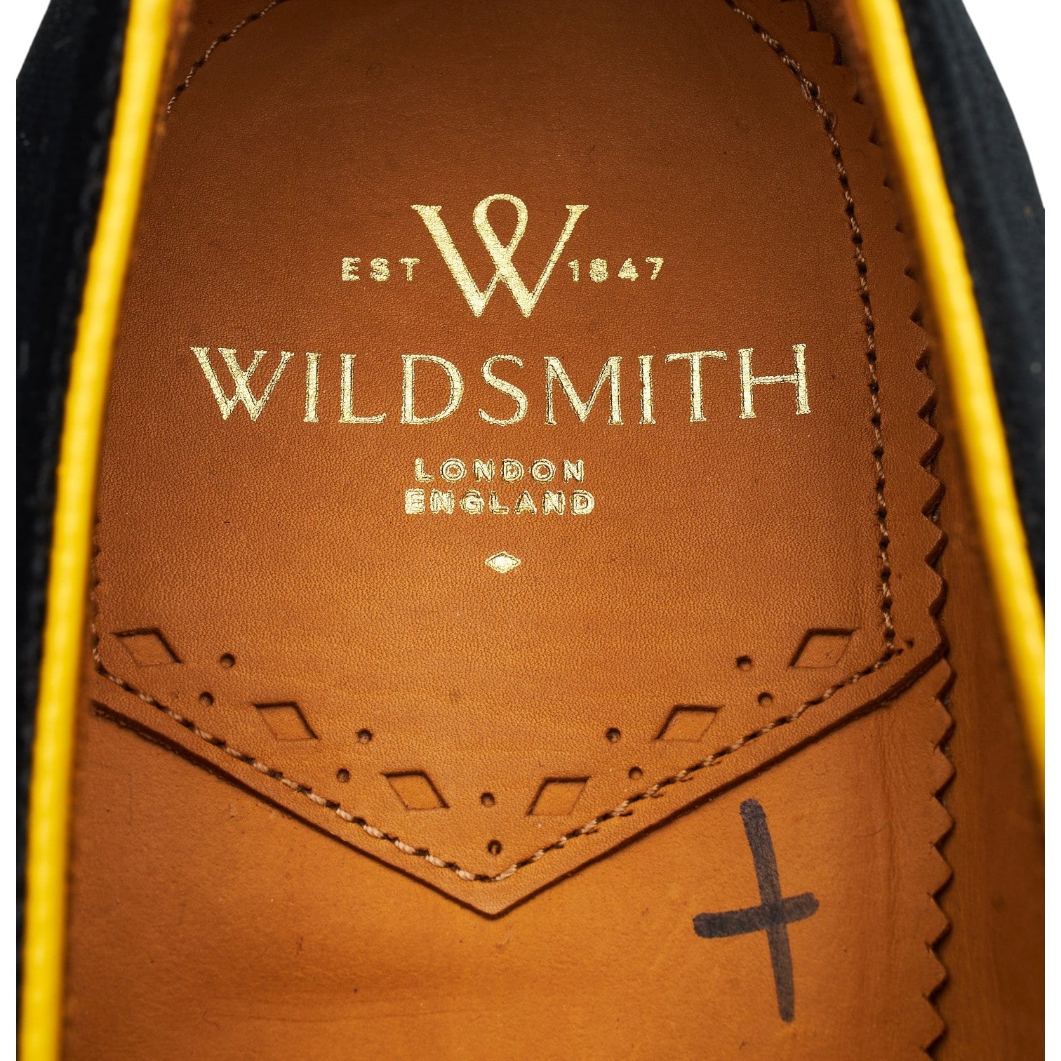 Wildsmith Model 88 mocassin velours noir UK 8