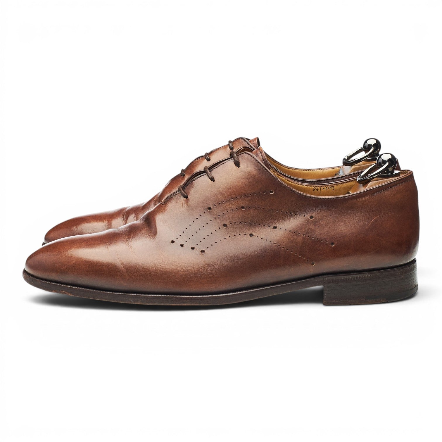 Berluti oxford wholecut cuir marron UK 8.5