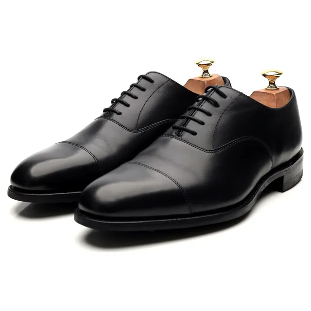 Loake 1880 Aldwych richelieu cuir noir UK 9