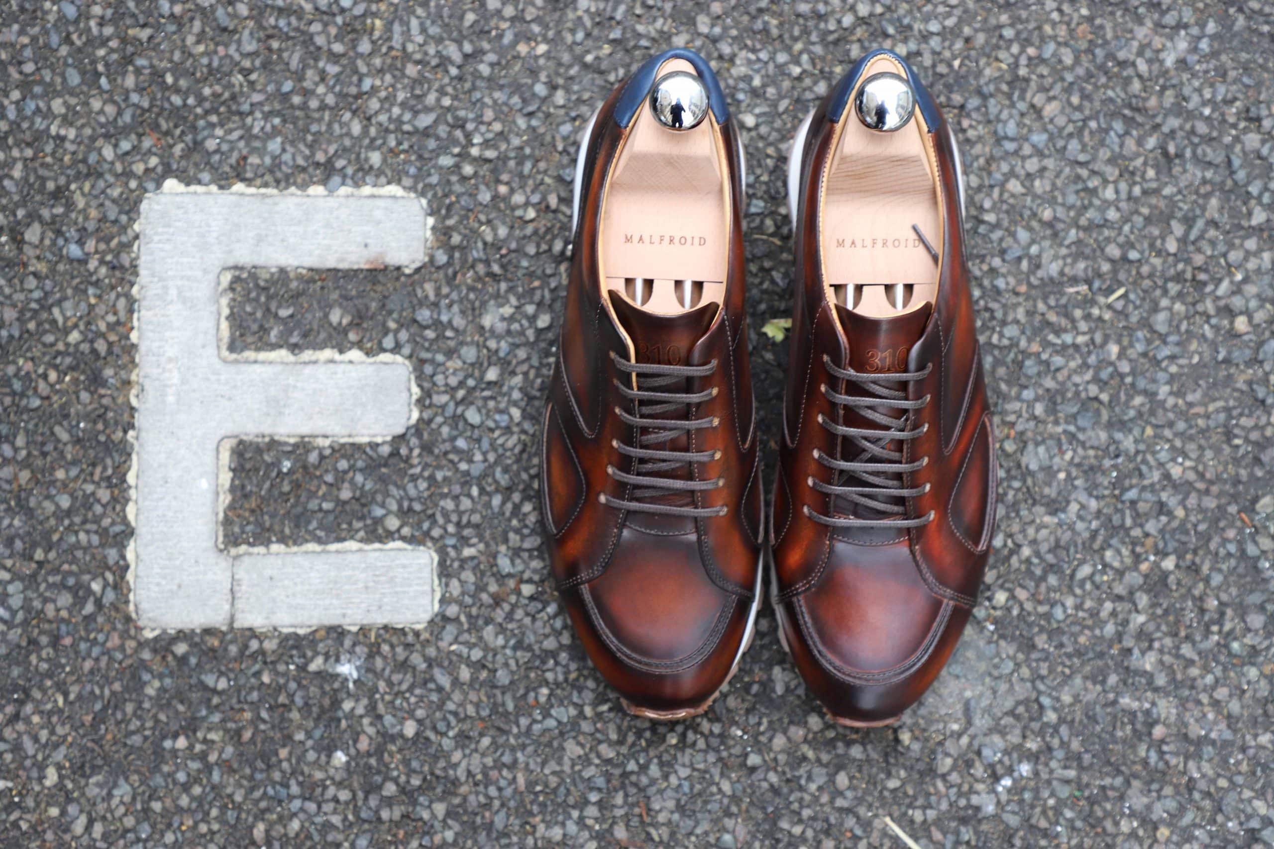 Malfroid Sneakers n°310 baskets cuir semelle caoutchouc