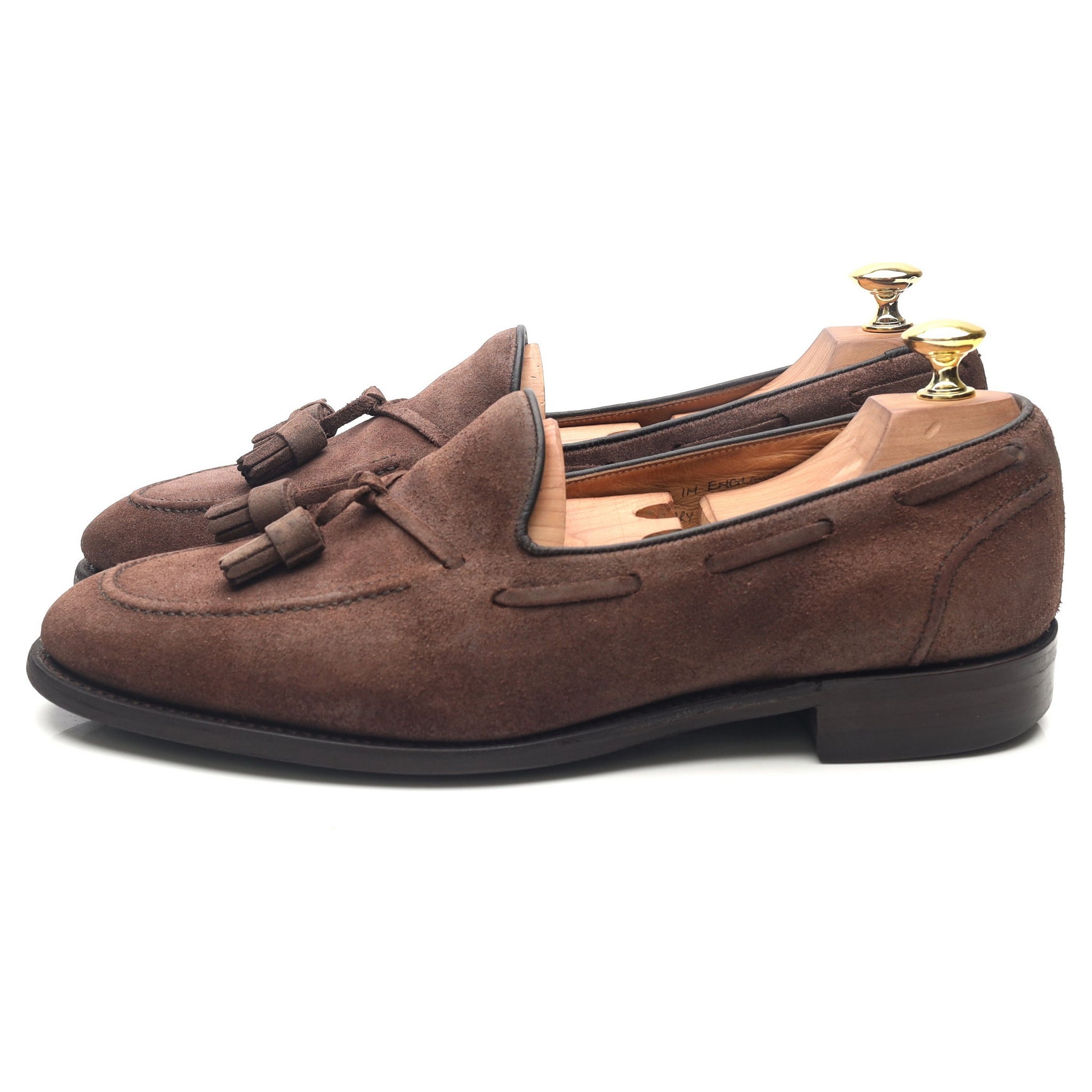 Cheaney Harry mocassins suède marron pointure UK 8.5