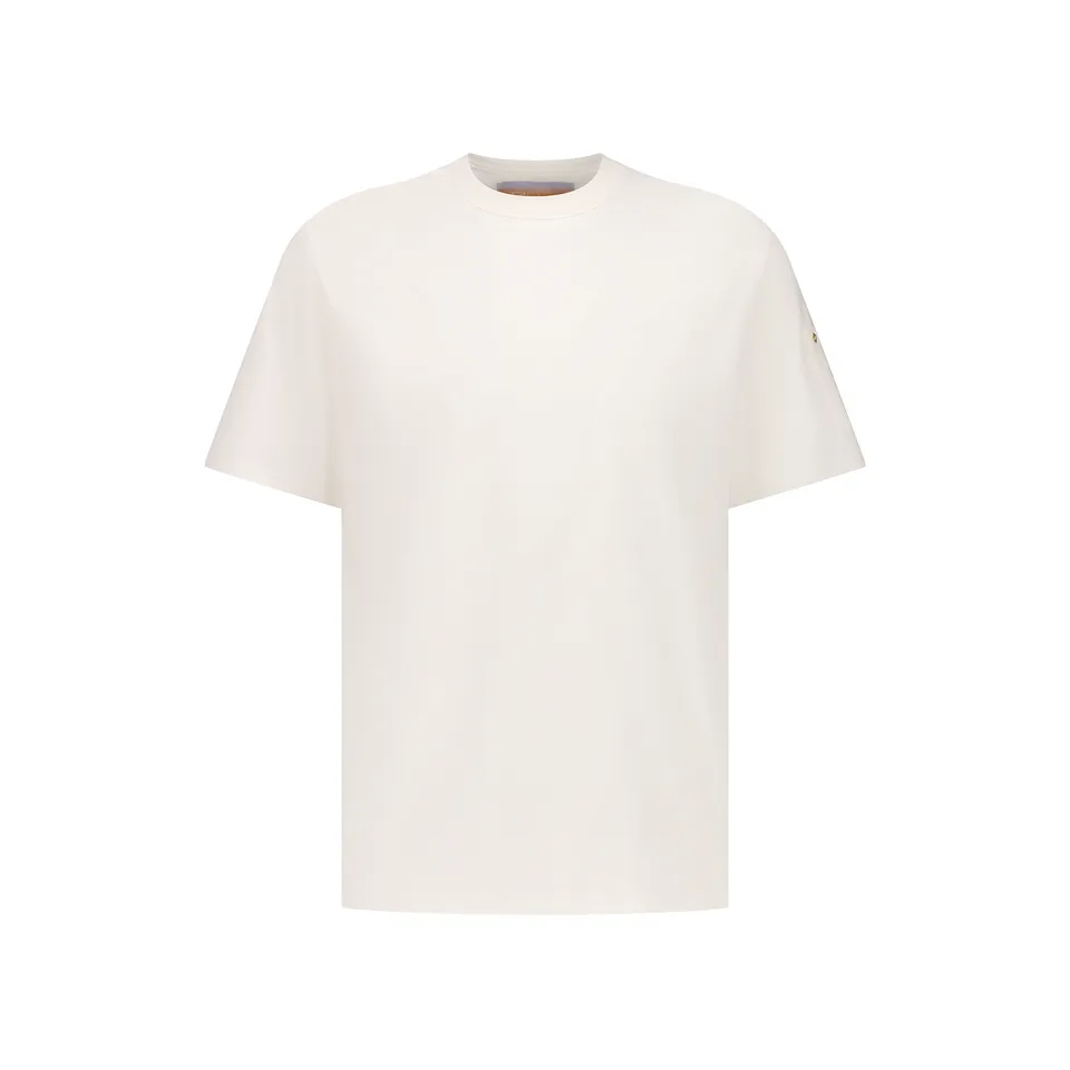 Rivieras Tropez t-shirt coton blanc poche manche