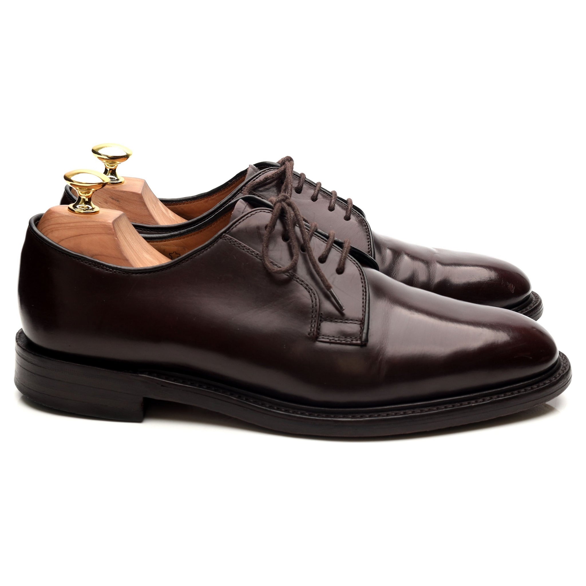 Loake 771 derby cuir bordeaux UK 7.5