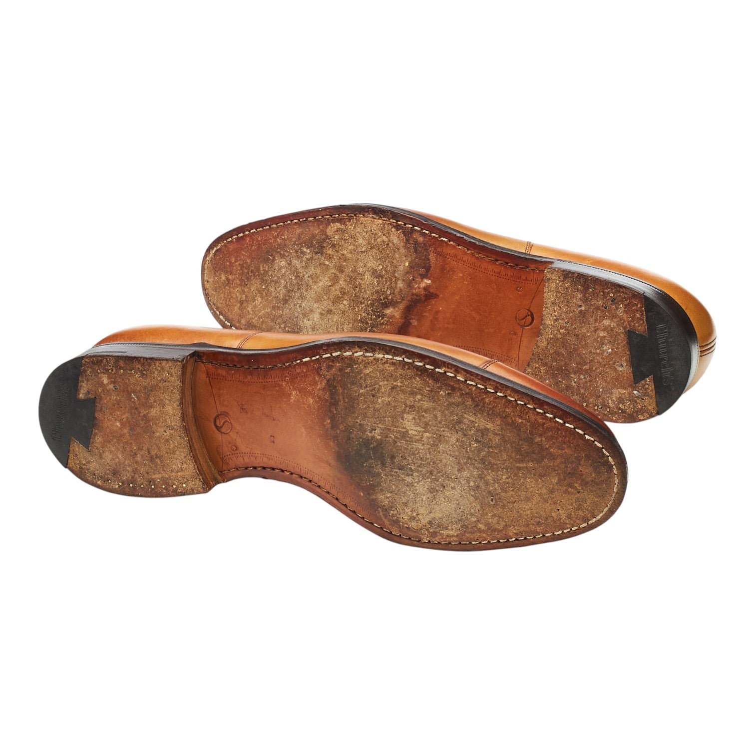 Church's Balmoral richelieu cuir marron brûlé UK 8 large