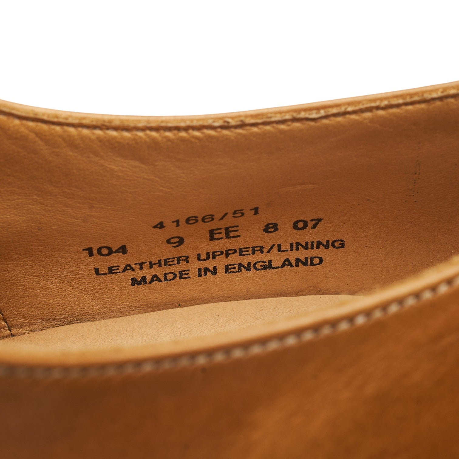Alfred Sargent derby cuir marron blanc UK 9