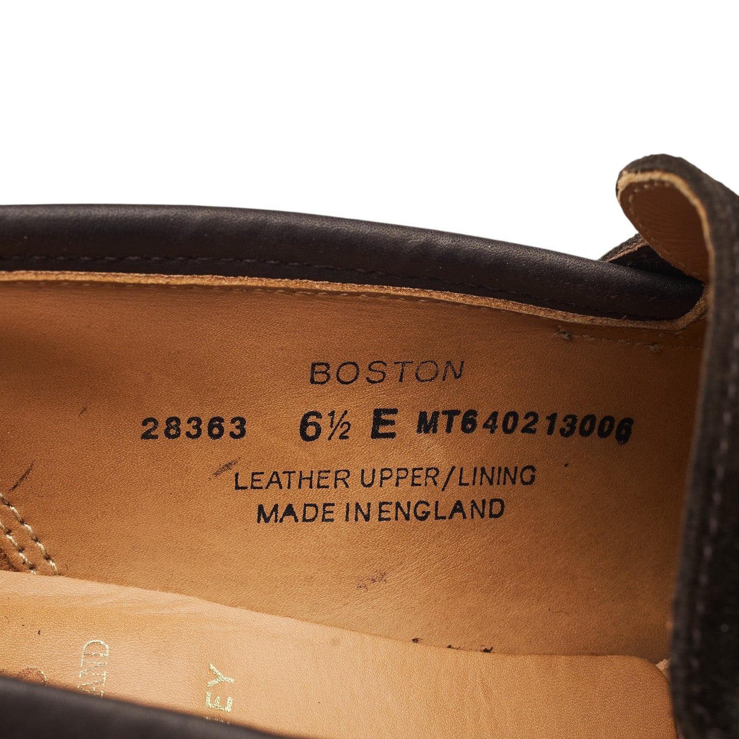 Crockett & Jones Boston mocassin suède marron UK 6.5