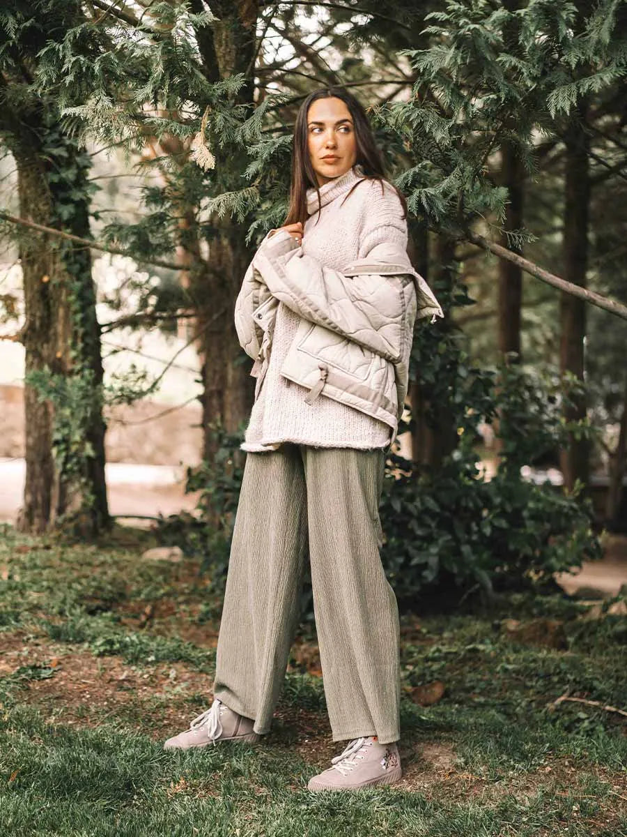 Toni Pons Gia-SF basket montante femme daim fleurs