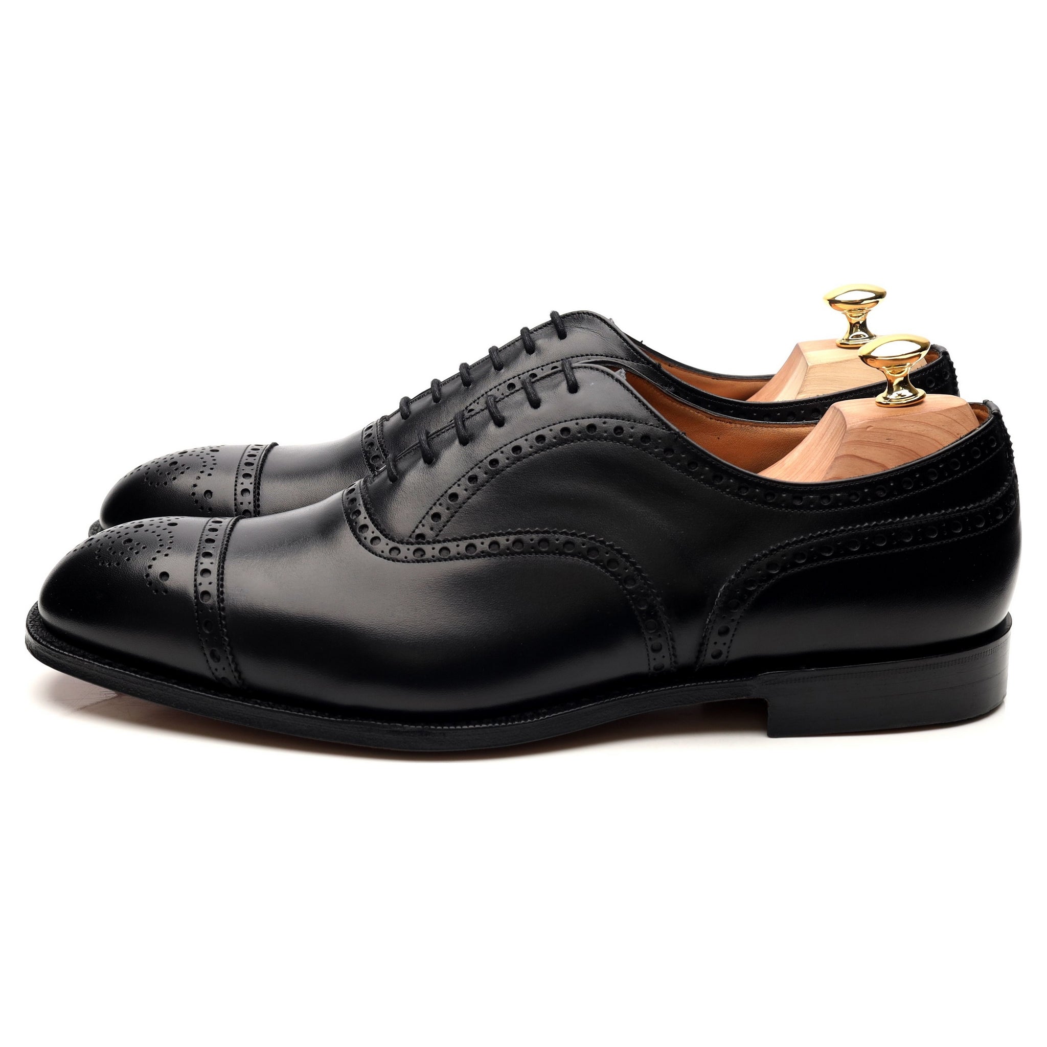 Church's Diplomat richelieu brogue cuir noir 11 cousu Goodyear
