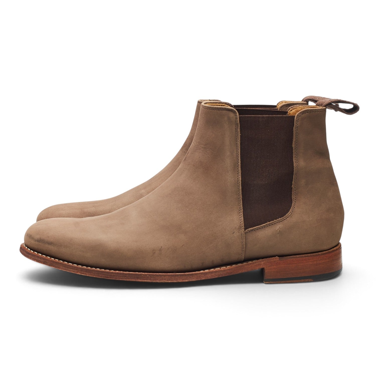 Grenson Declan boots chelsea nubuck gris UK 8
