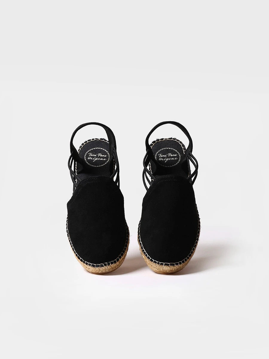 Toni Pons Nuria espadrilles compensees daim talon 3 cm