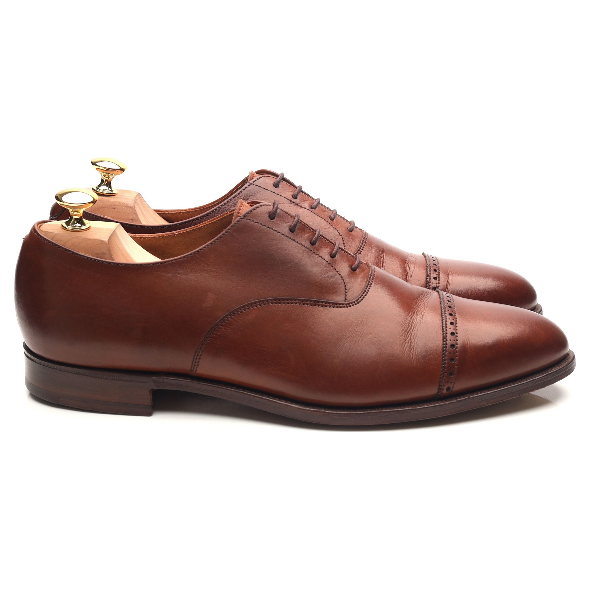Ralph Lauren richelieu brogue cuir marron UK 10.5