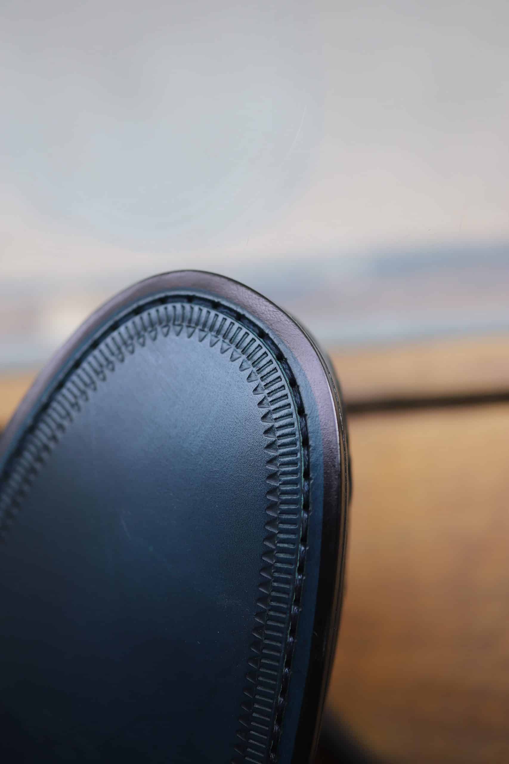 Malfroid Vauban mocassin cuir grainé noir
