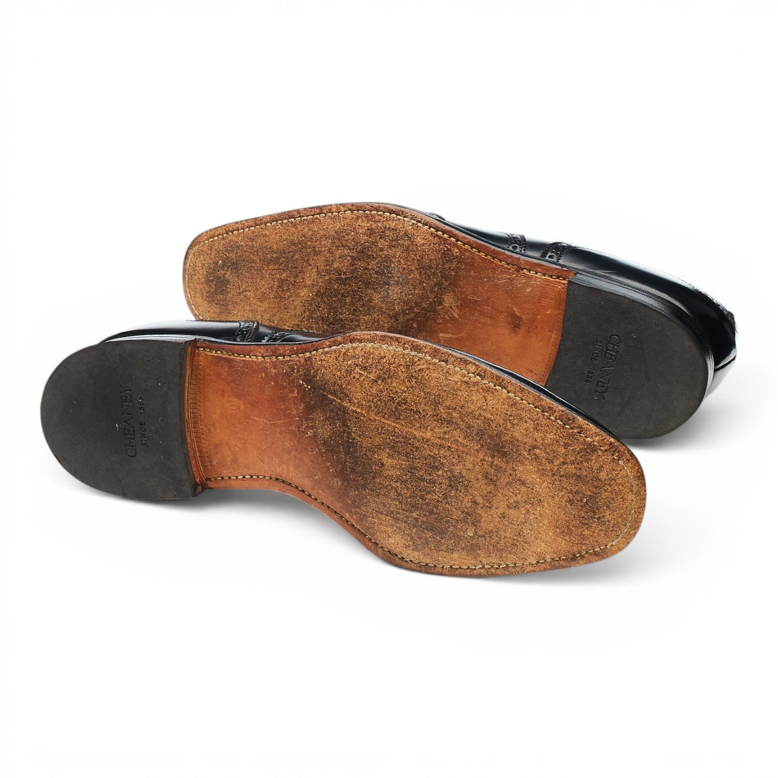 Cheaney Woodstock richelieu cuir noir pointure UK 8