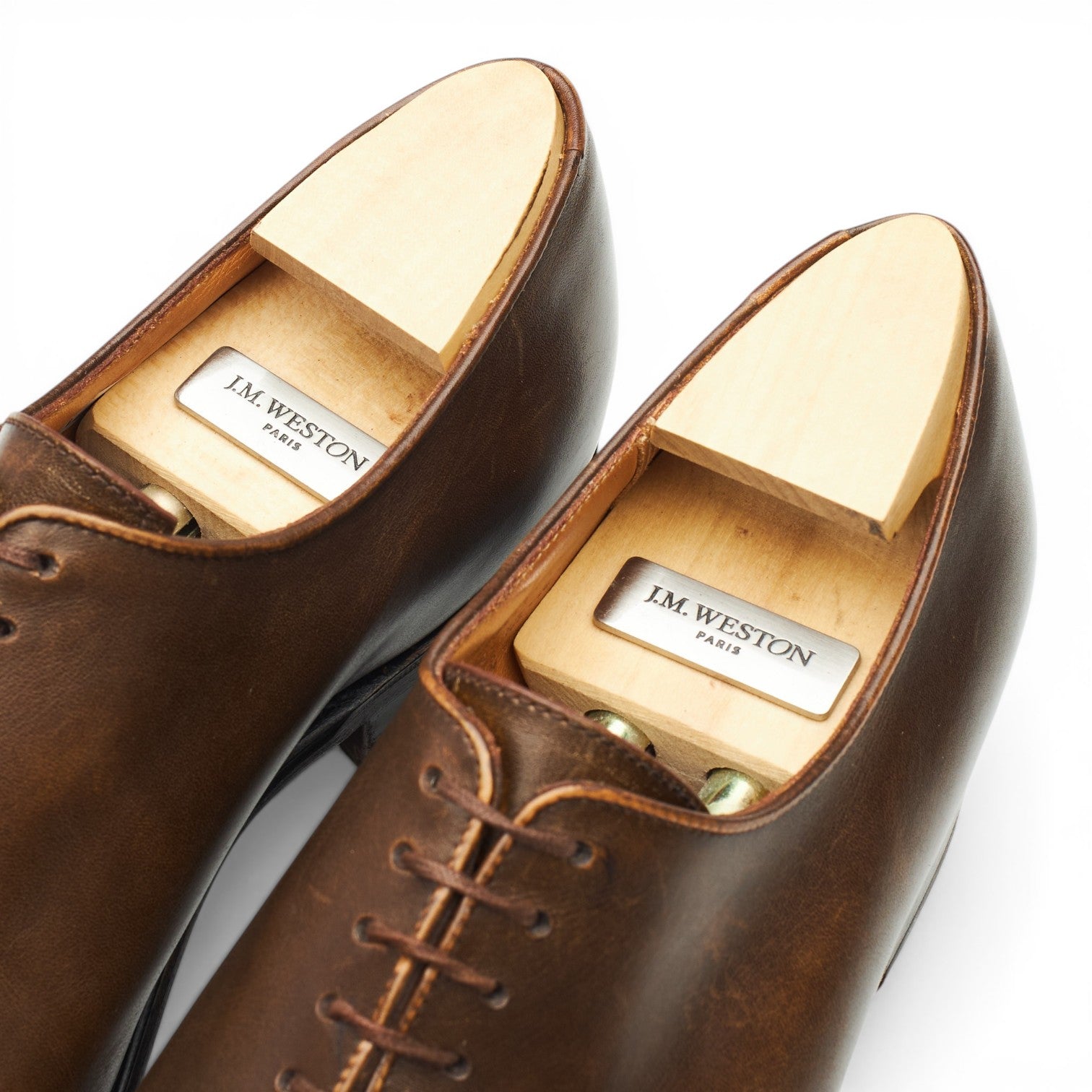 J.M. Weston 402 Flore oxford cuir marron UK 7