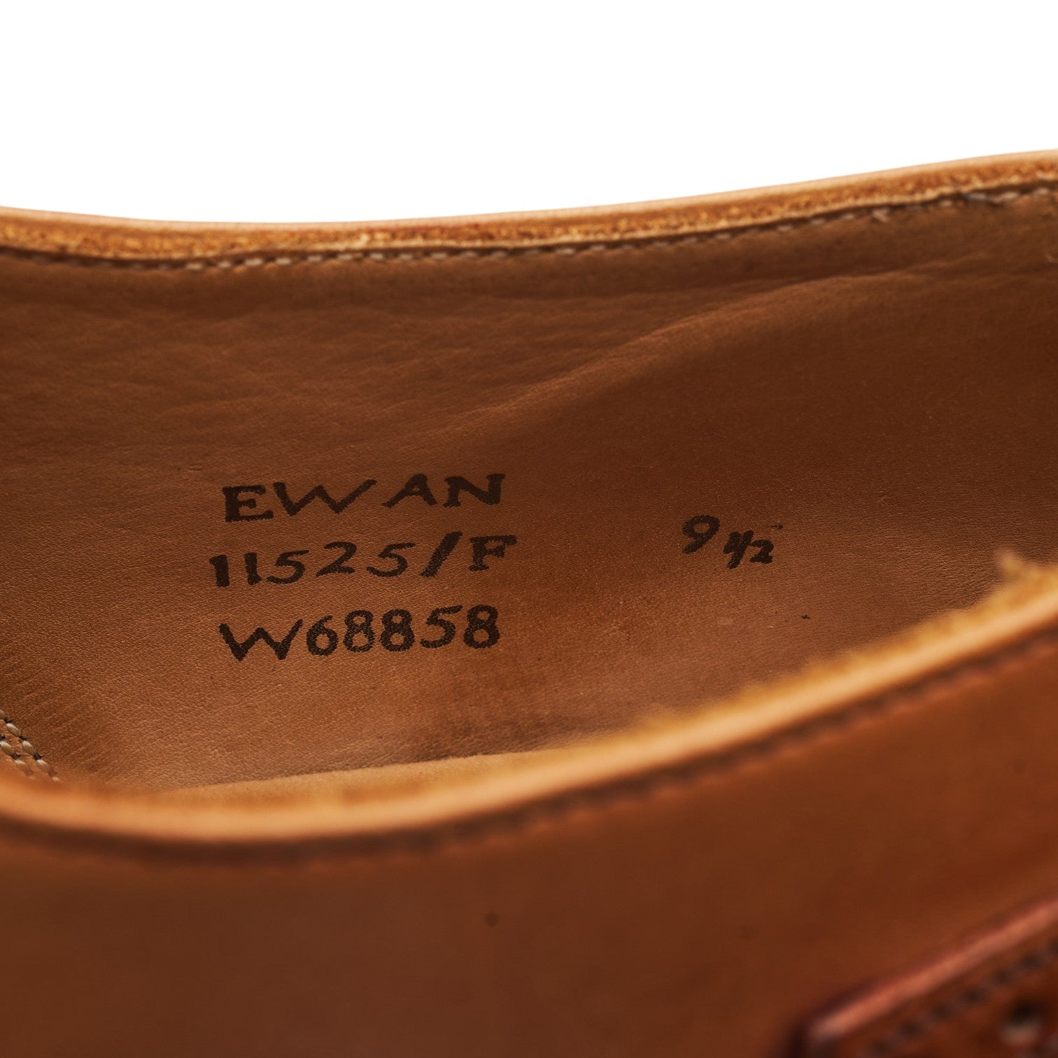 Cheaney Ewan derbies cuir marron clair 9.5 UK
