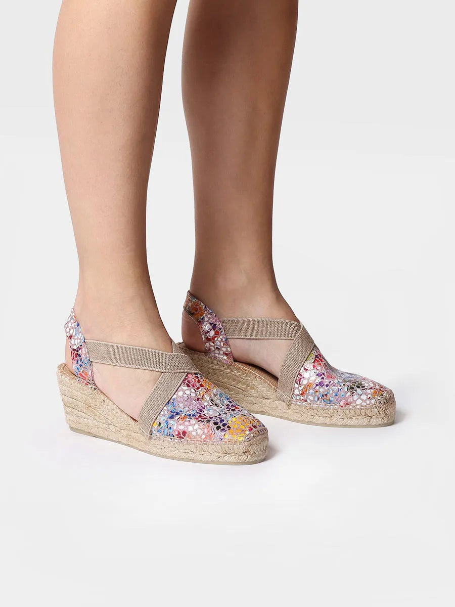 Toni Pons Telva-PM espadrilles compensées imprimé
