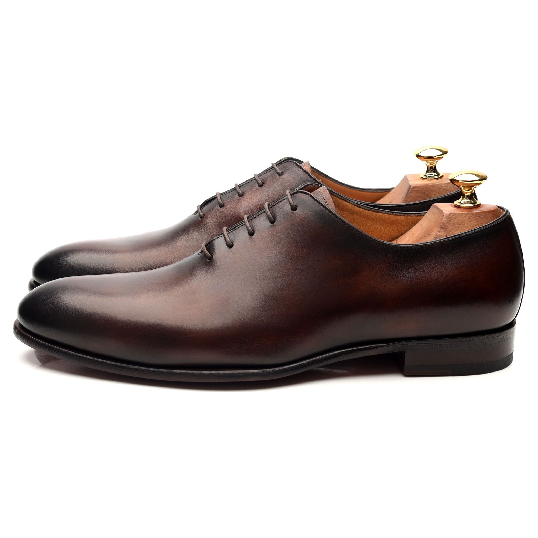 Carlos Santos Damien oxford cuir marron UK 9.5
