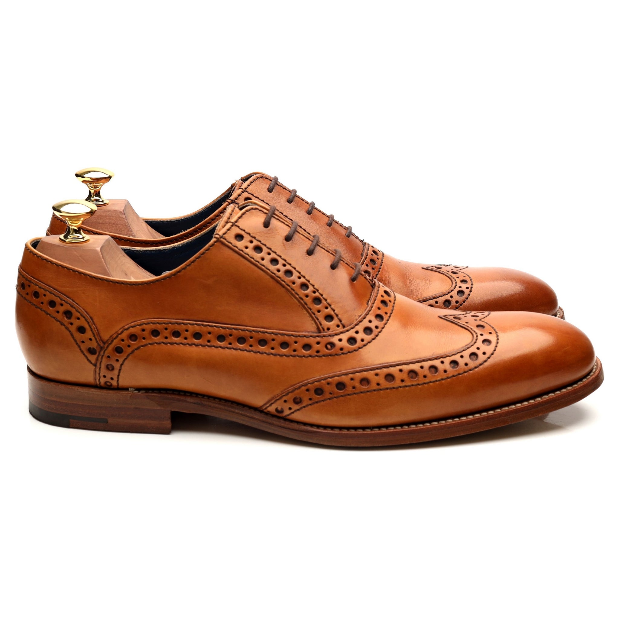 Barker Grant Brogues cuir marron UK 9 F