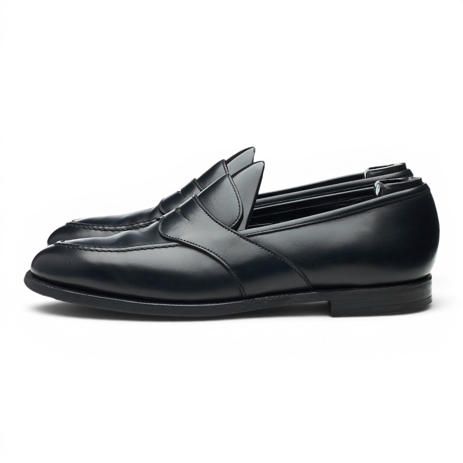George Cleverley mocassins cuir noir 7.5 UK