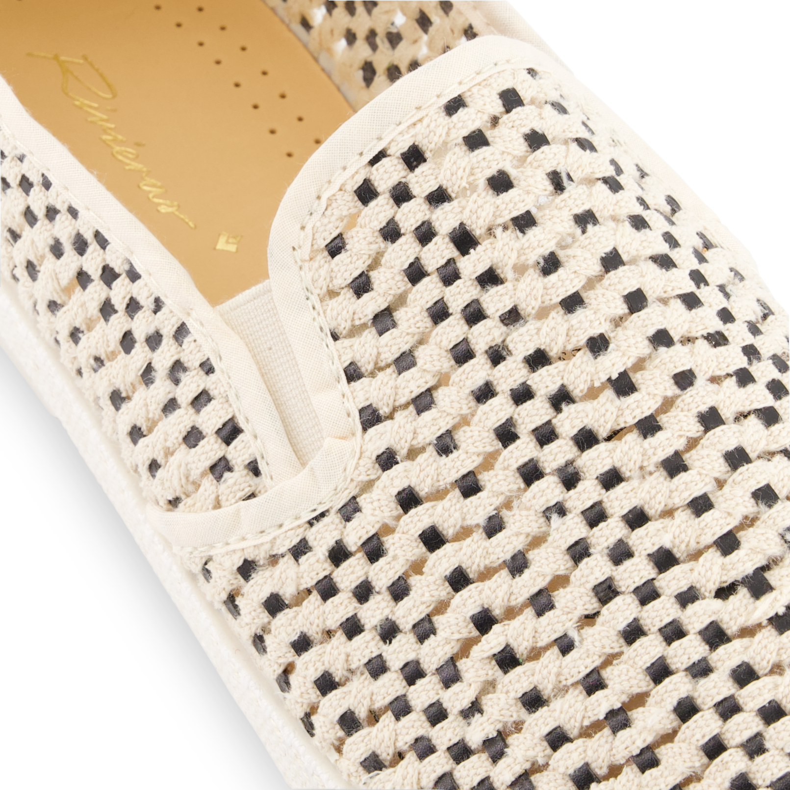 Rivieras Classic Roma Ecru espadrilles tissées écru