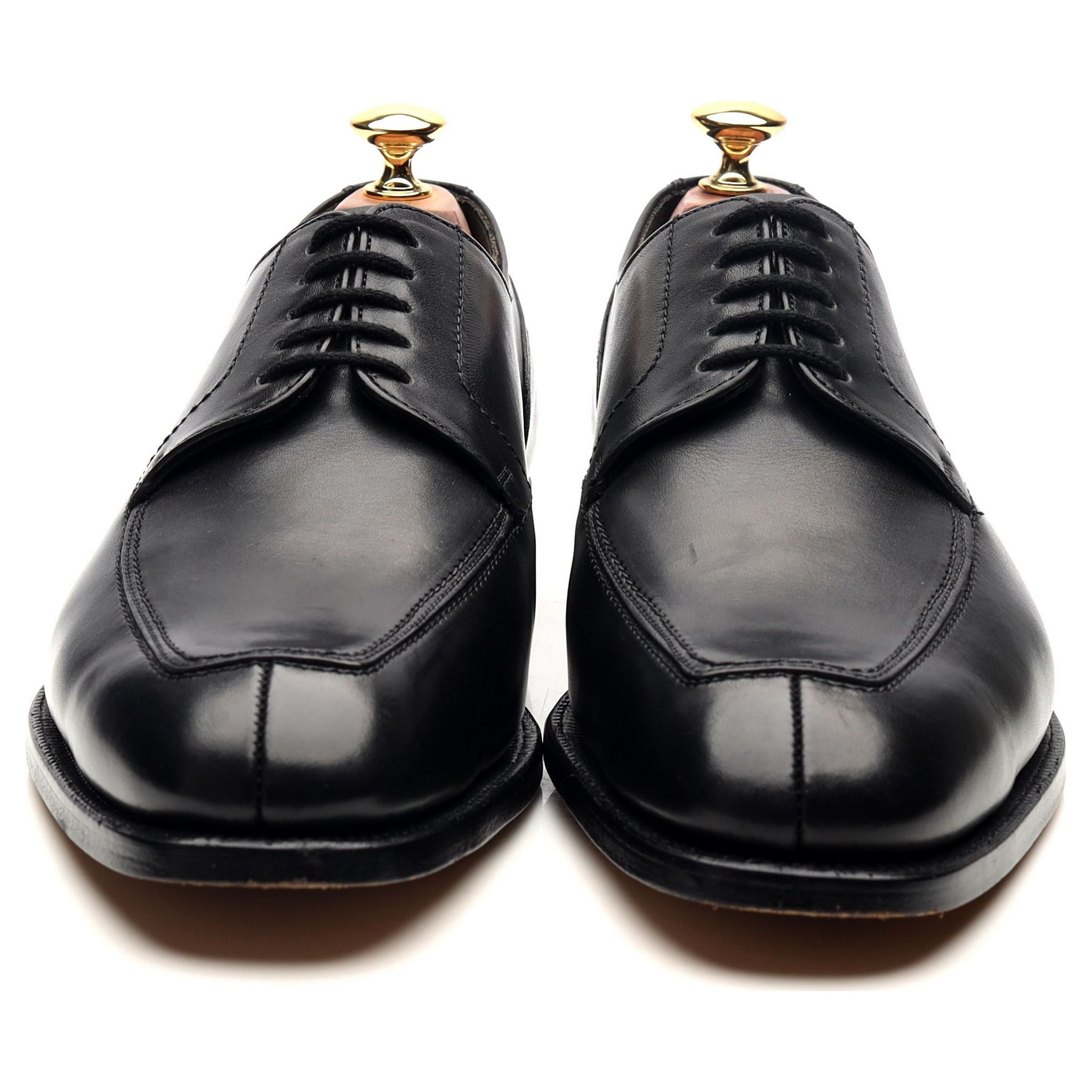 Beams derby cuir noir bout fendu pointure UK 9