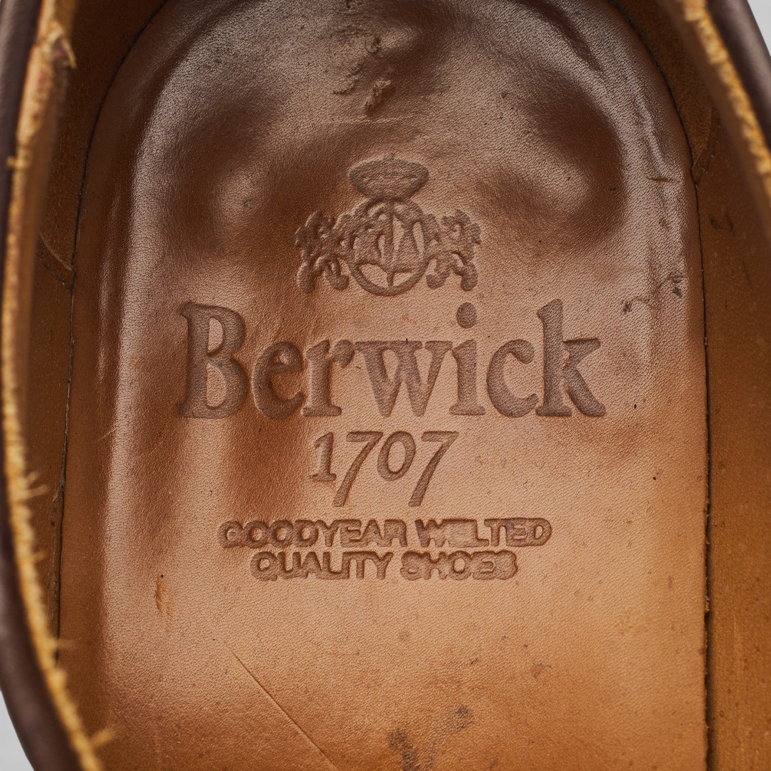 Berwick 4169 derby cuir grainé marron UK 7