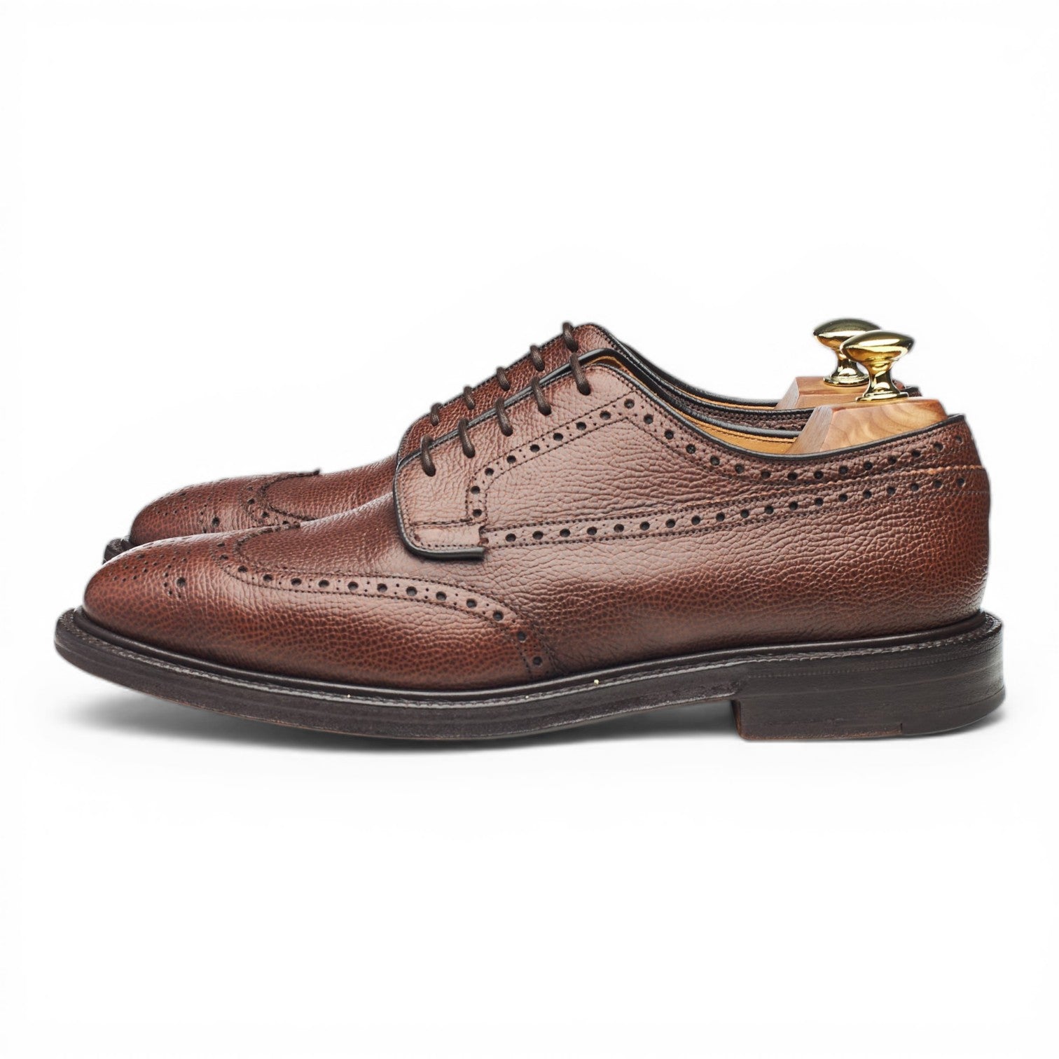 Church's Wirral derby brogue cuir grainé marron UK 7 G