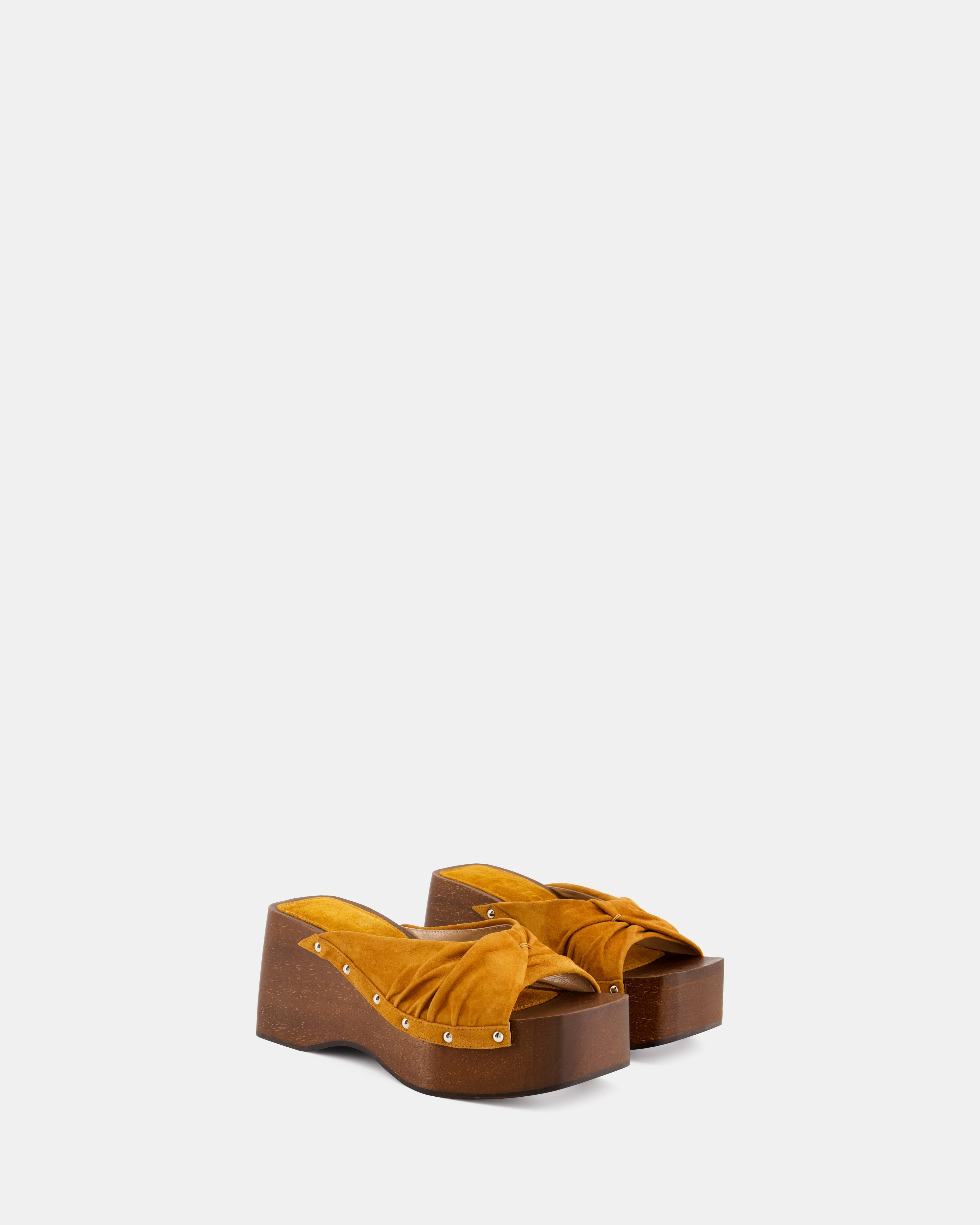 Nodaleto Bulla Mellow sabots sunlight suede talon 8 cm