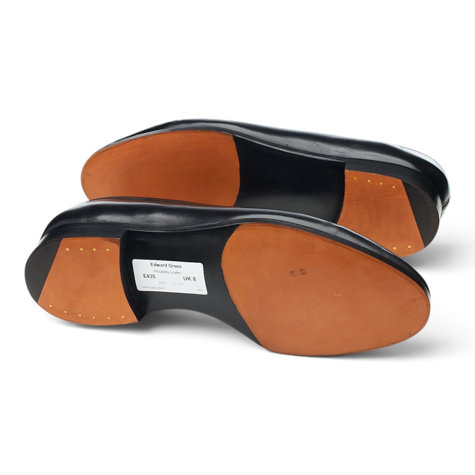 Edward Green Piccadilly mocassin cuir noir 8 UK