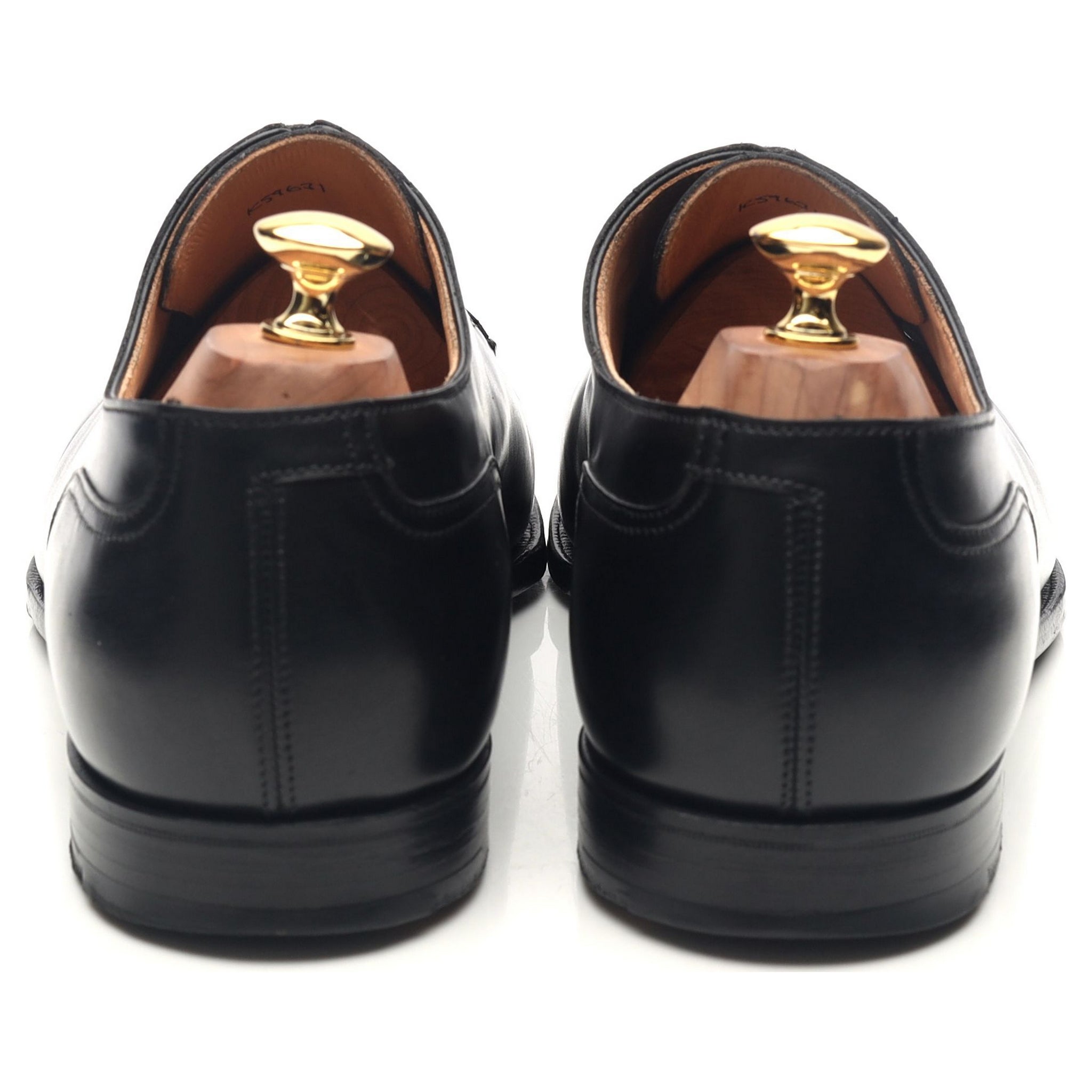 George Cleverley Oliver Derby Cuir Noir UK 10,5
