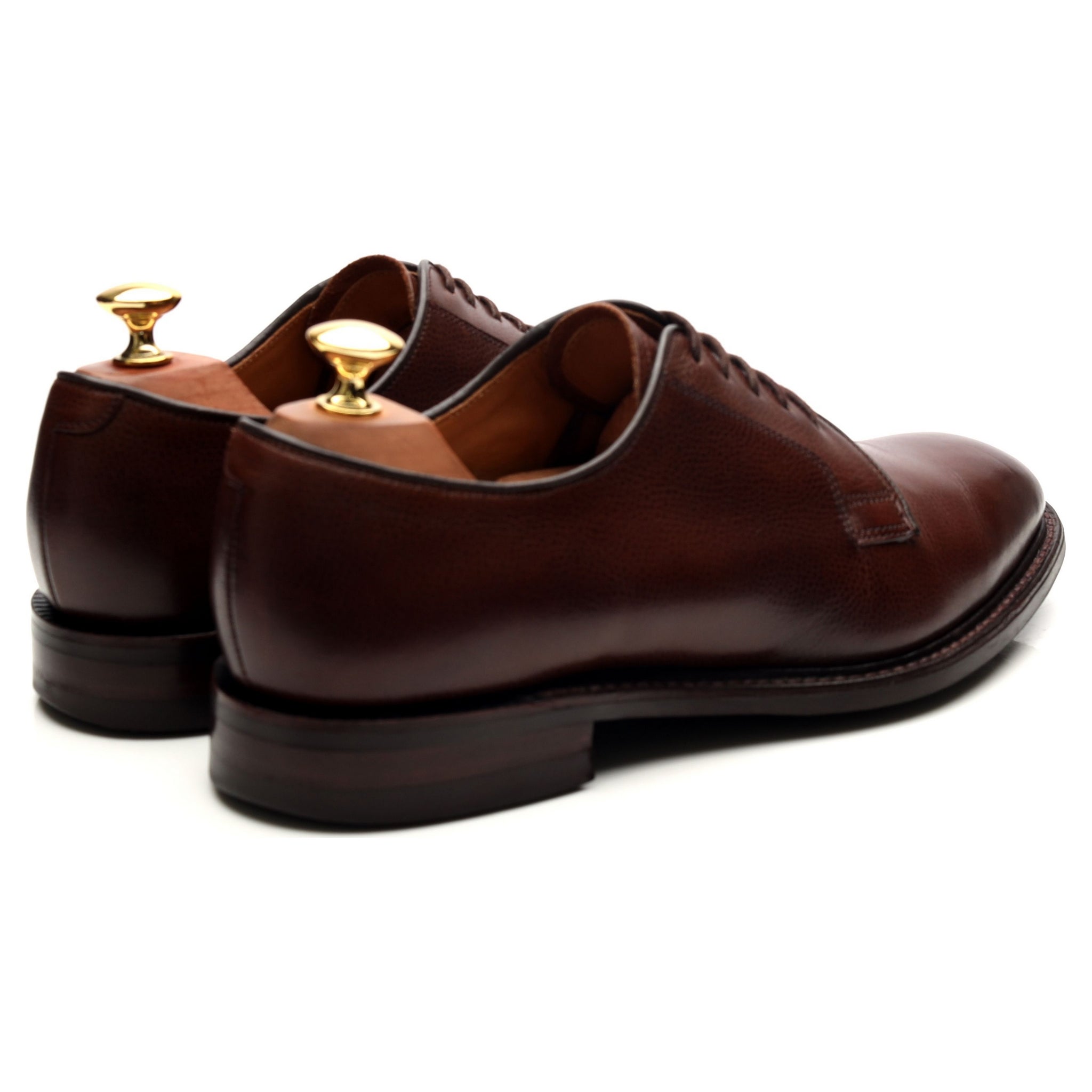 Loake 1880 derby cuir grain marron 9