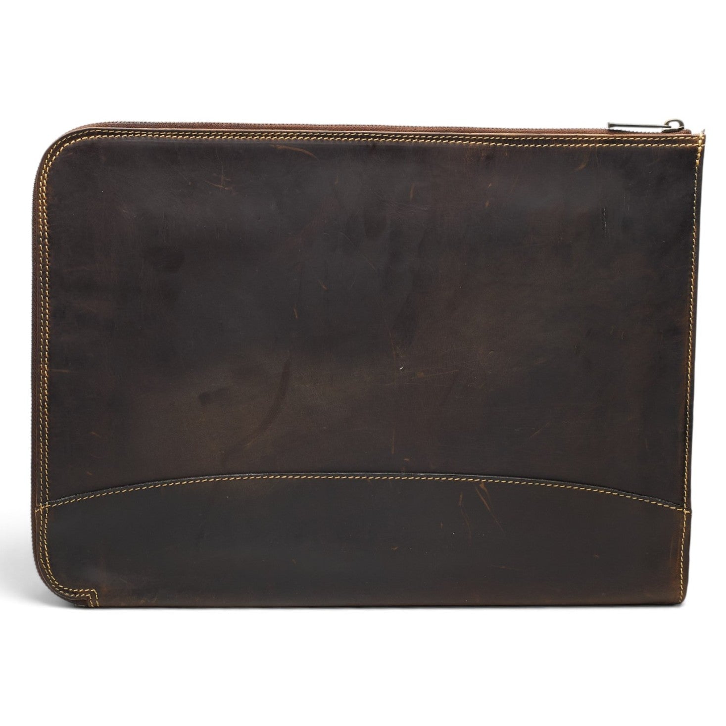 Tusting porte-documents cuir marron ordinateur 15 pouces