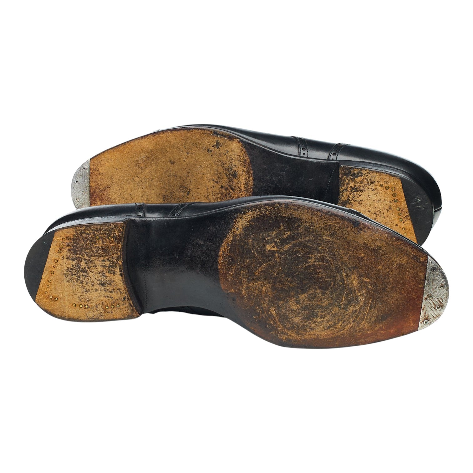 Edward Green derby bout droit cuir noir UK 8