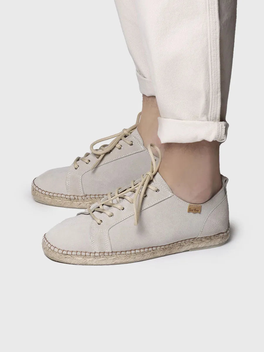 Toni Pons Declan espadrille homme cuir pierre