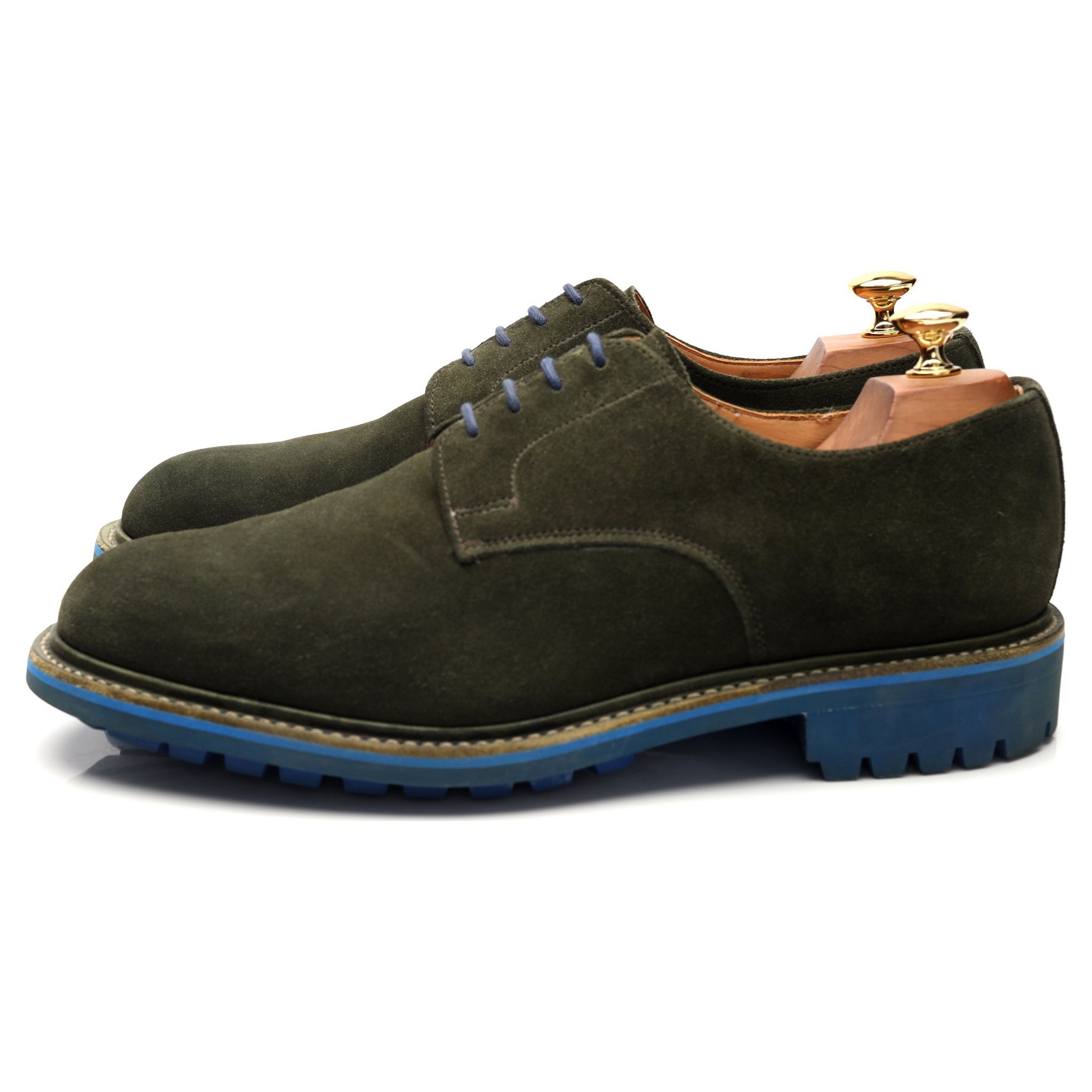 Mark McNairy derby suède vert pointure UK 9.5