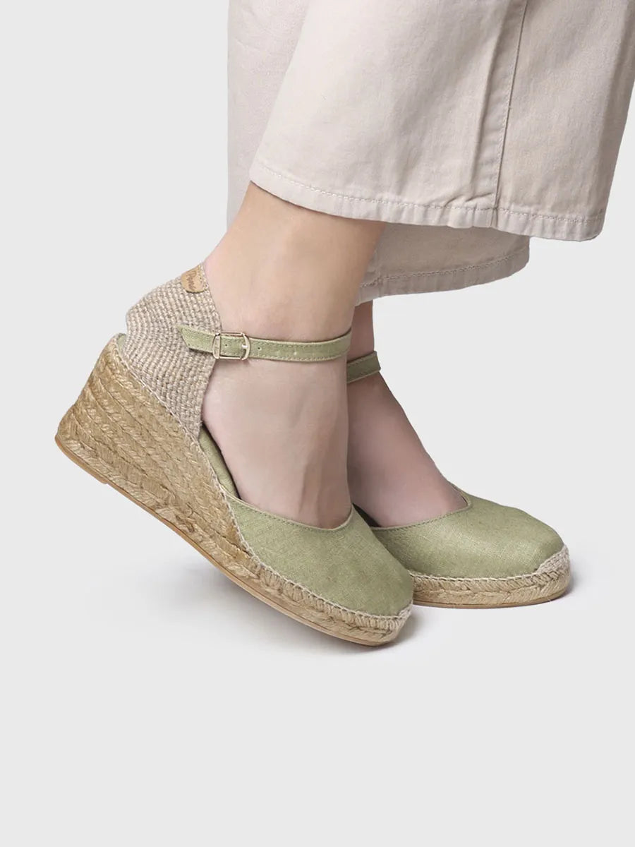 Toni Pons Caldes espadrille compensee boucle vegan