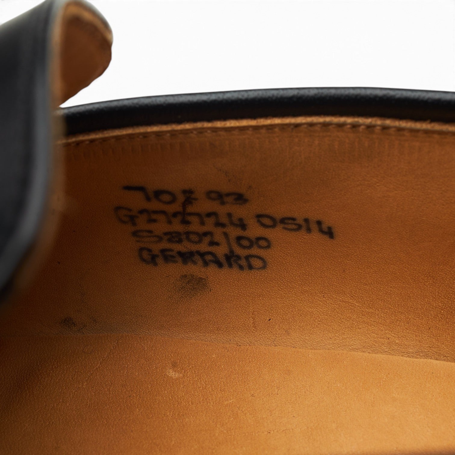 Church's Gerard mocassins cuir noir UK 7 semelle cuir