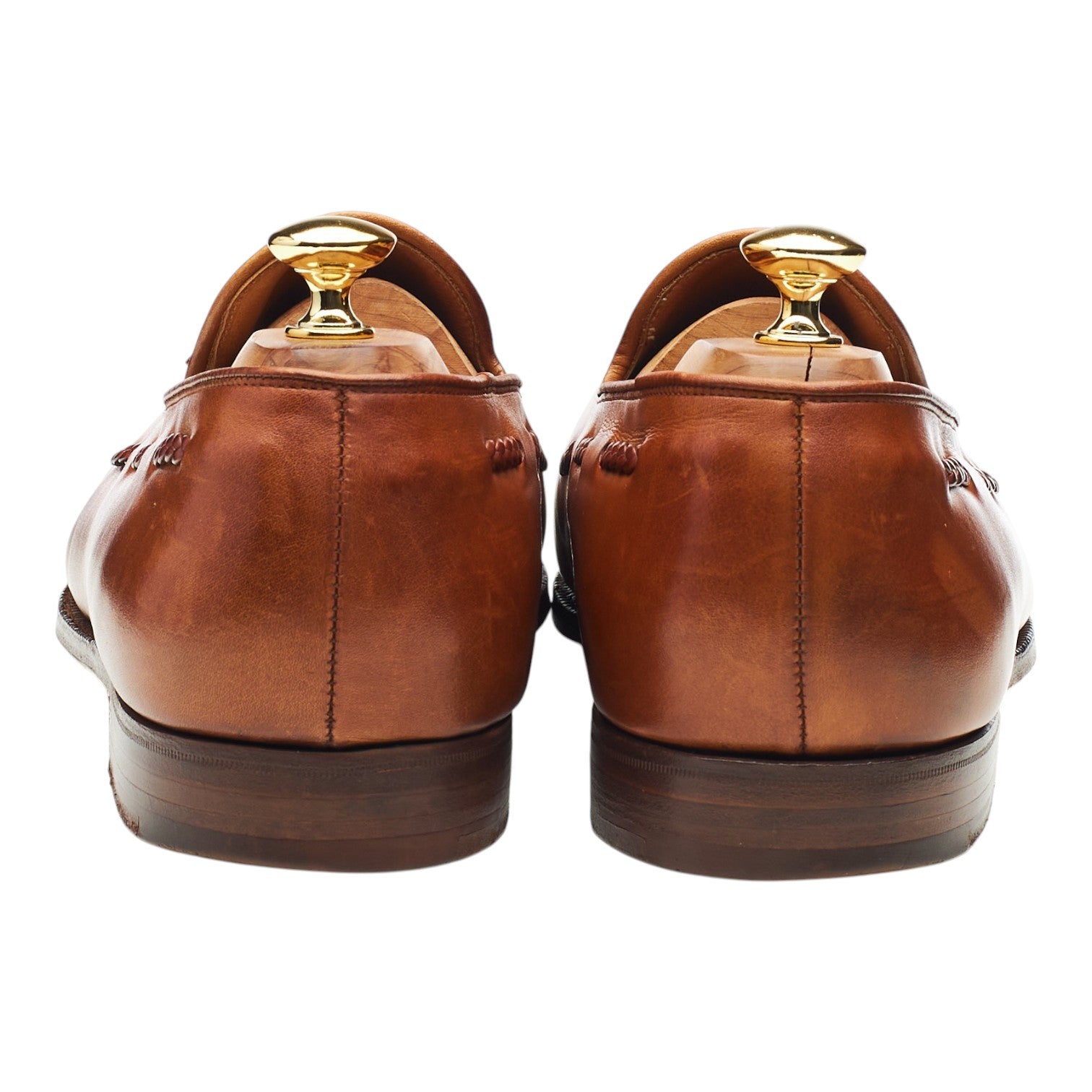 Gordon Scott Millfield mocassins cuir à glands marron UK 11