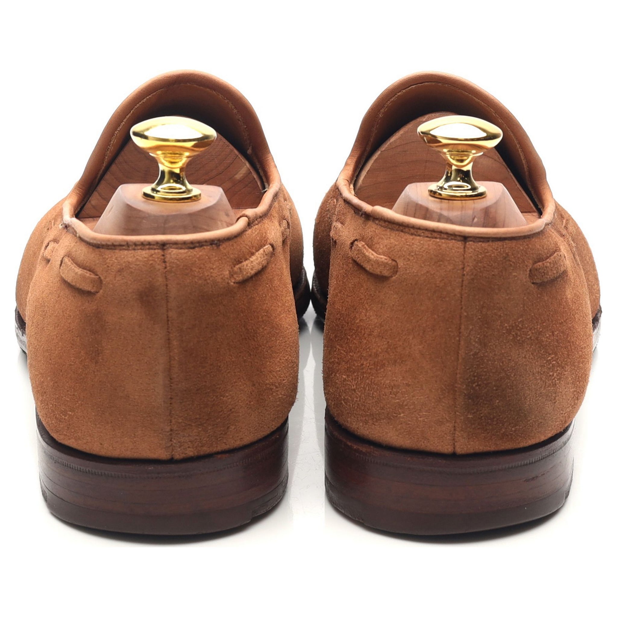 Crockett & Jones Cavendish 2 mocassins daim marron UK 8.5