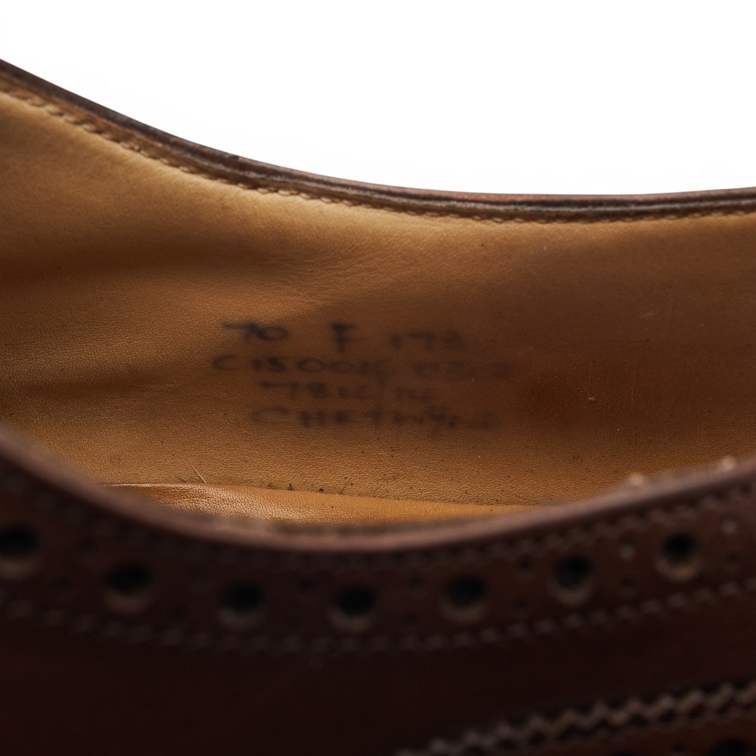 Church's Chetwynd richelieu cuir marron foncé UK 7