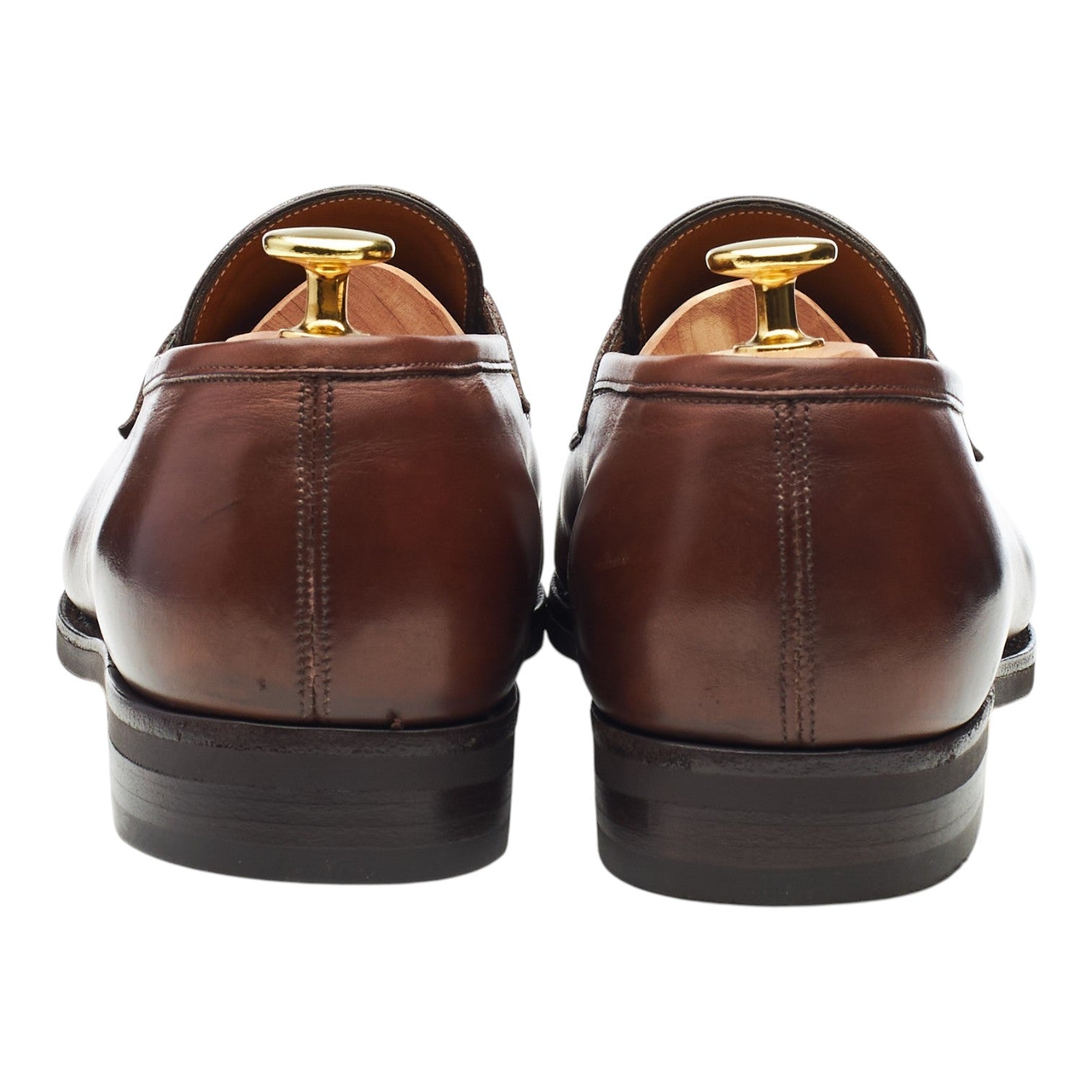 Edward Green Piccadilly mocassin cuir marron UK 8.5