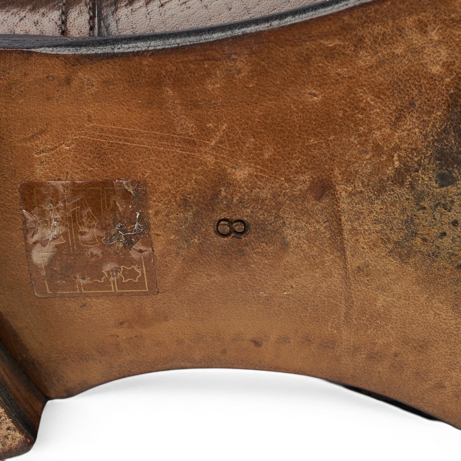TLB Mallorca 135 Artista derbies homme cuir marron UK 8