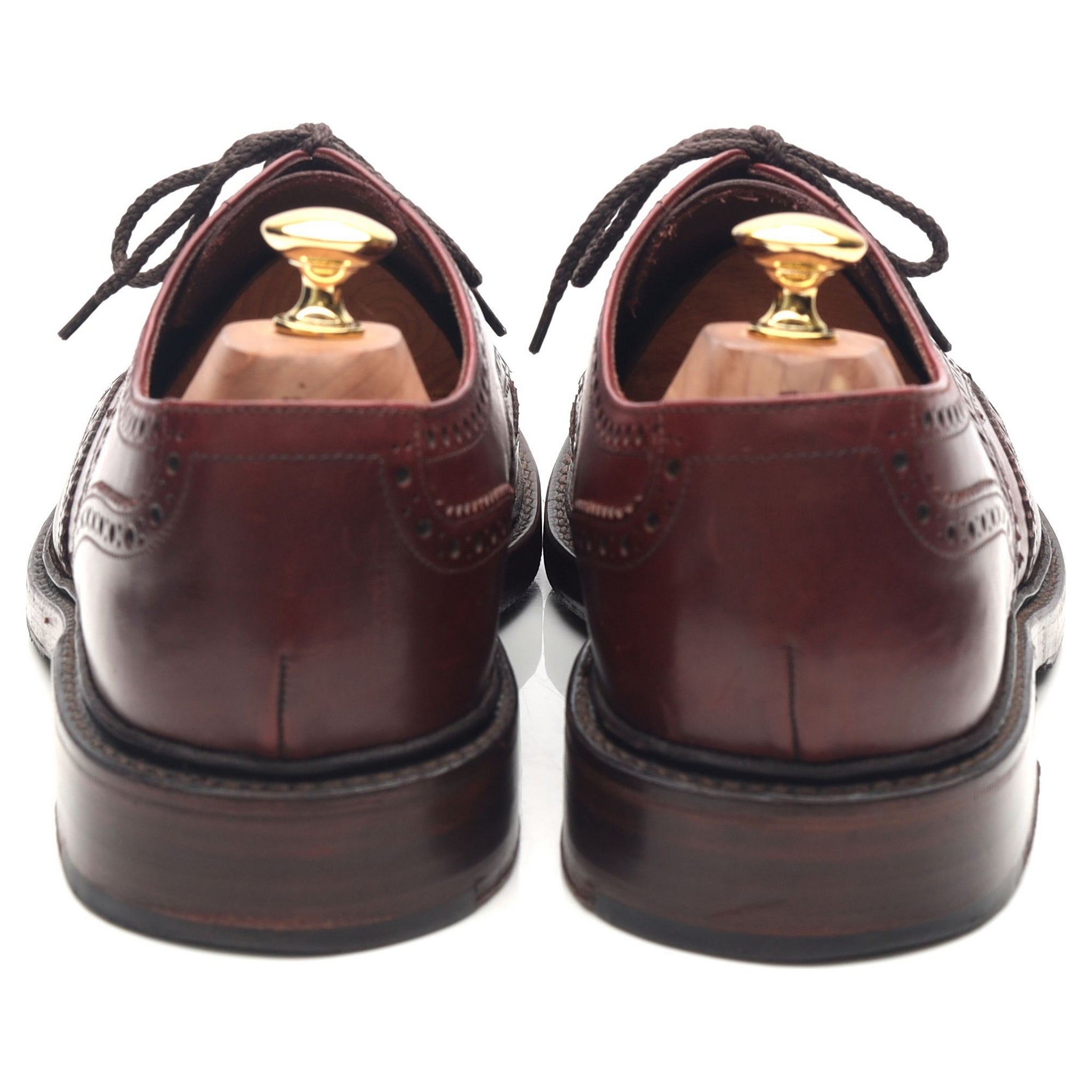 Loake 1880 Chester 2 derby cuir bordeaux UK 10
