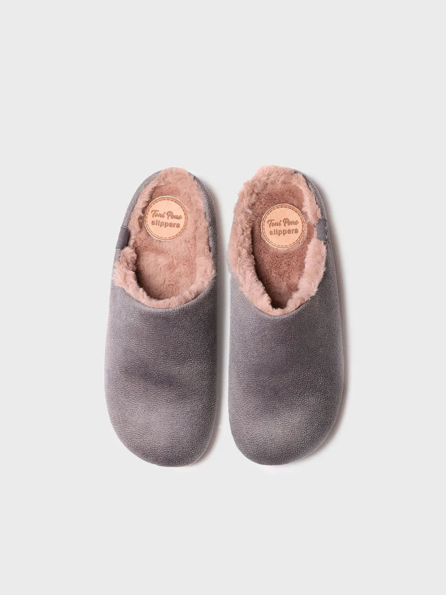 Toni Pons Noti-BD chaussons homme gris fourrés