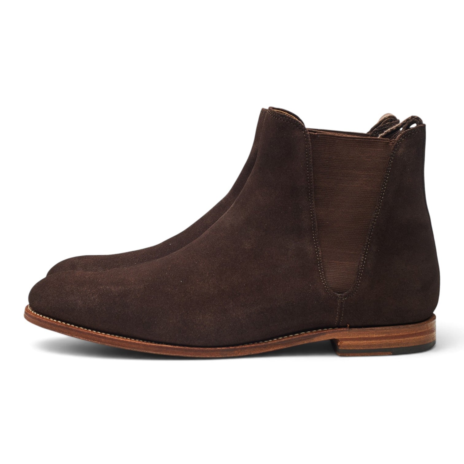 Grenson Nolan Chelsea Boots Suède Marron UK 10.5