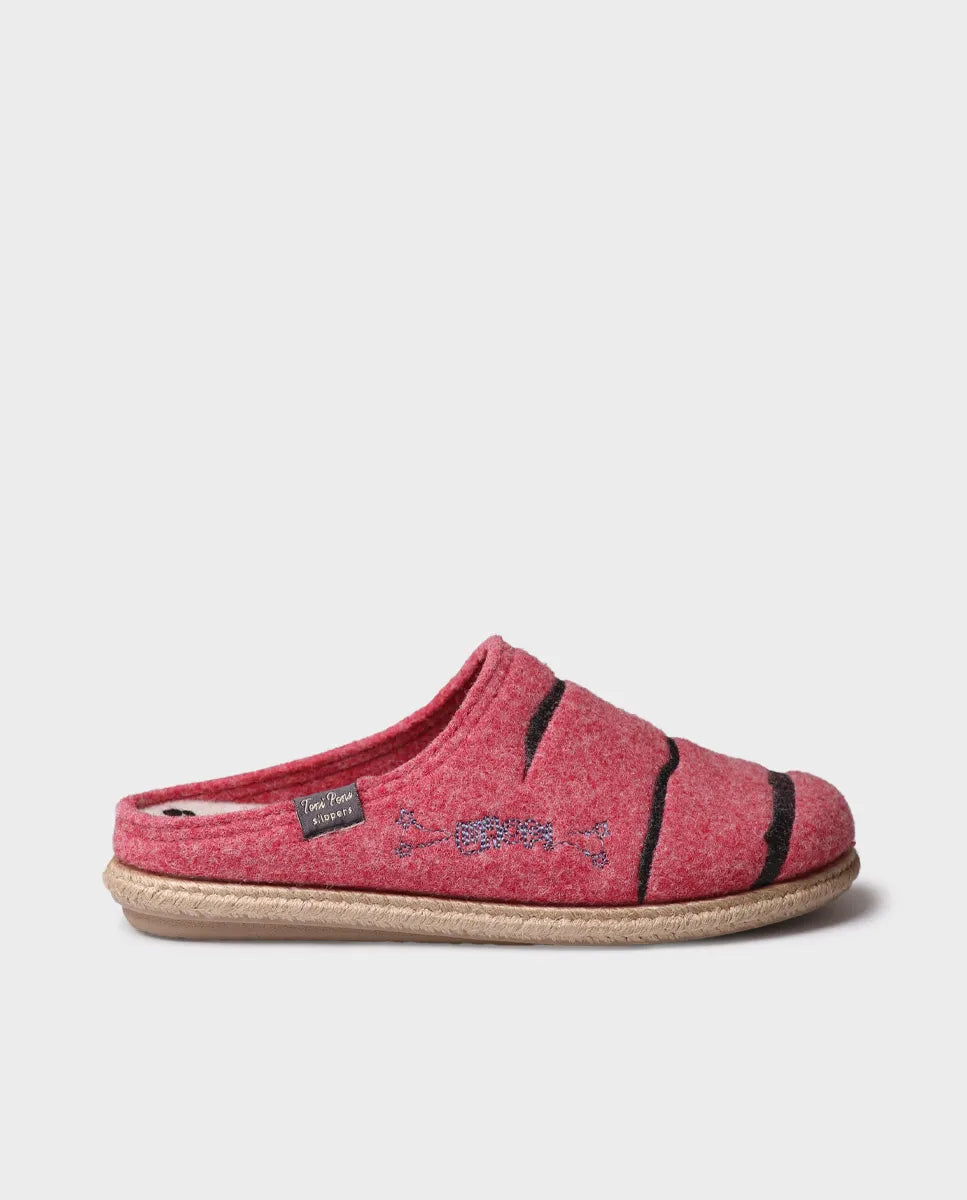 Toni Pons Snoopy mules femme en feutre