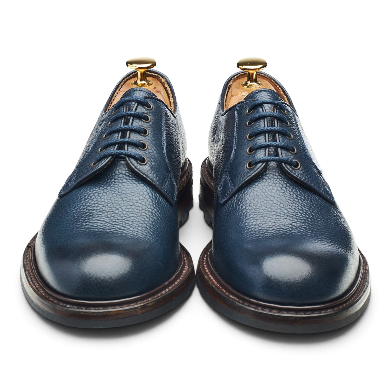 Cheaney Teign II derby cuir bleu marine UK 6.5