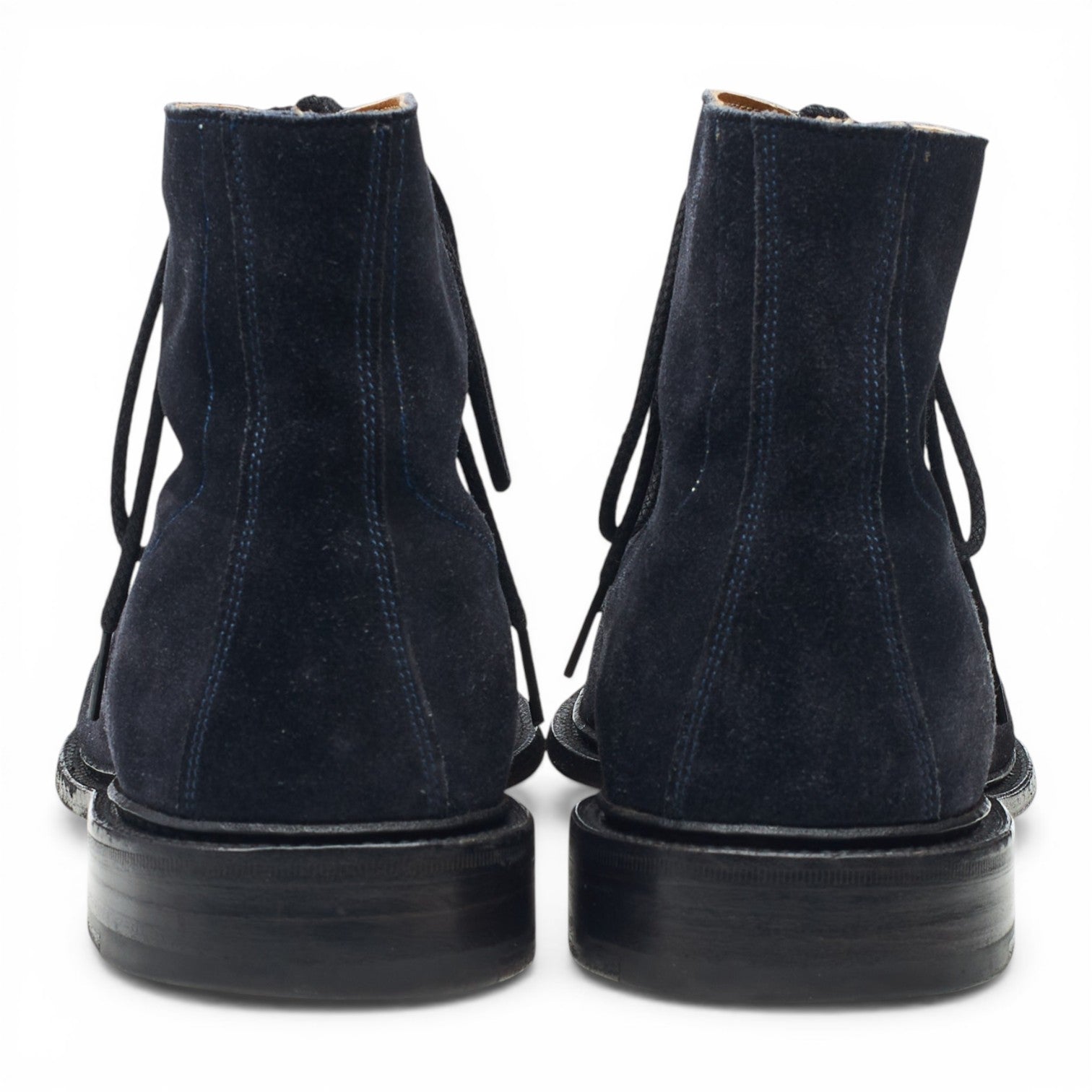 Tricker's Scott boots suède bleu marine UK 8