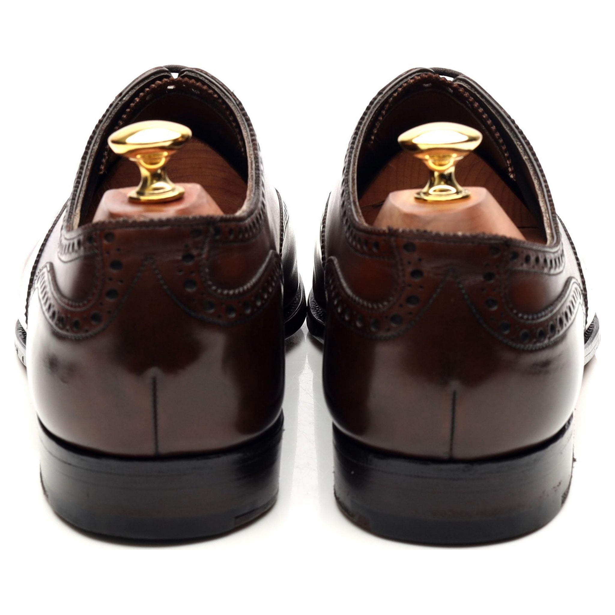 Edward Green Cadogan oxford cuir marron UK 9